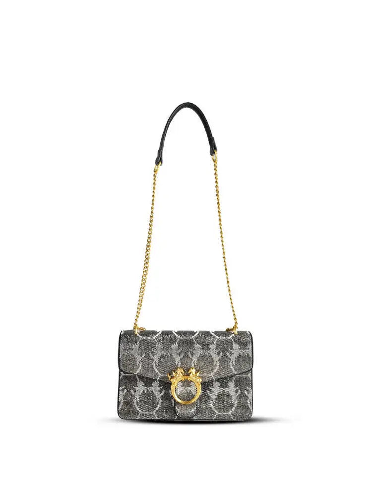 Women's Rhinestone Mini Box Bag