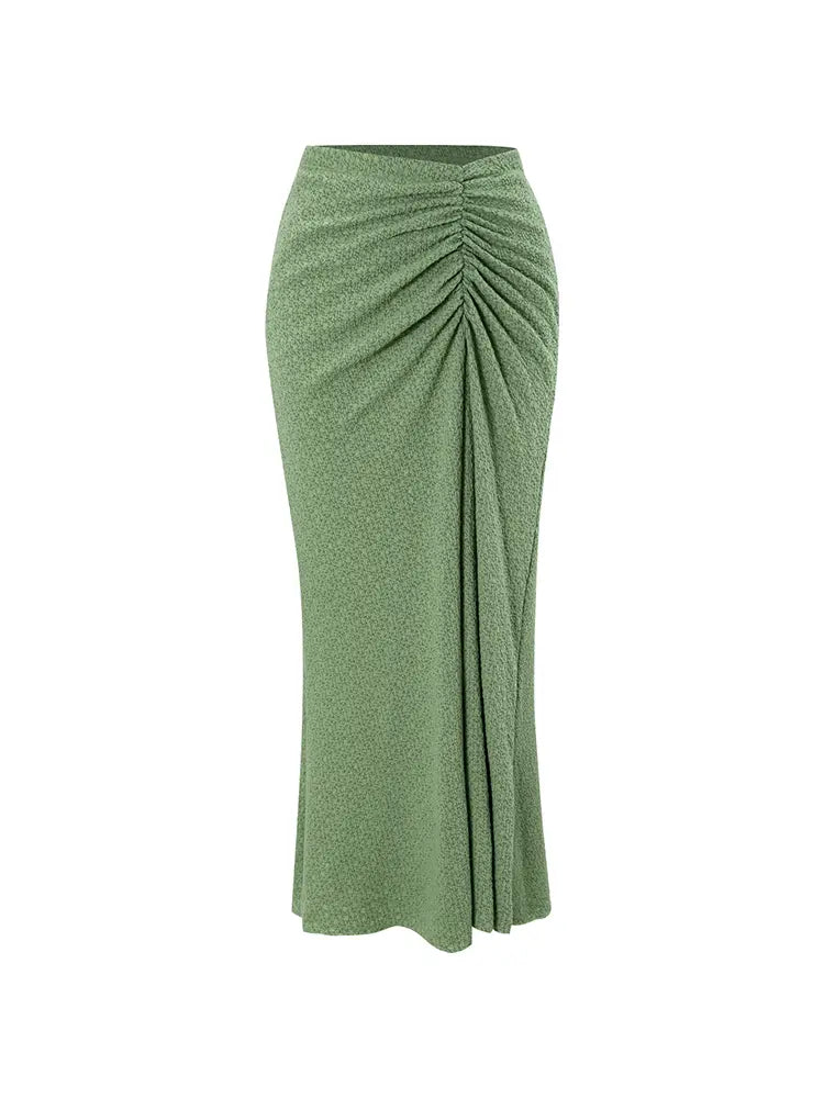 Women's sage bikini set — poolside