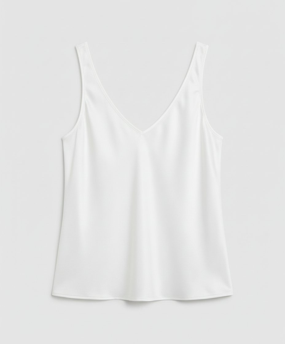 Satin V-Neck Camisole Top