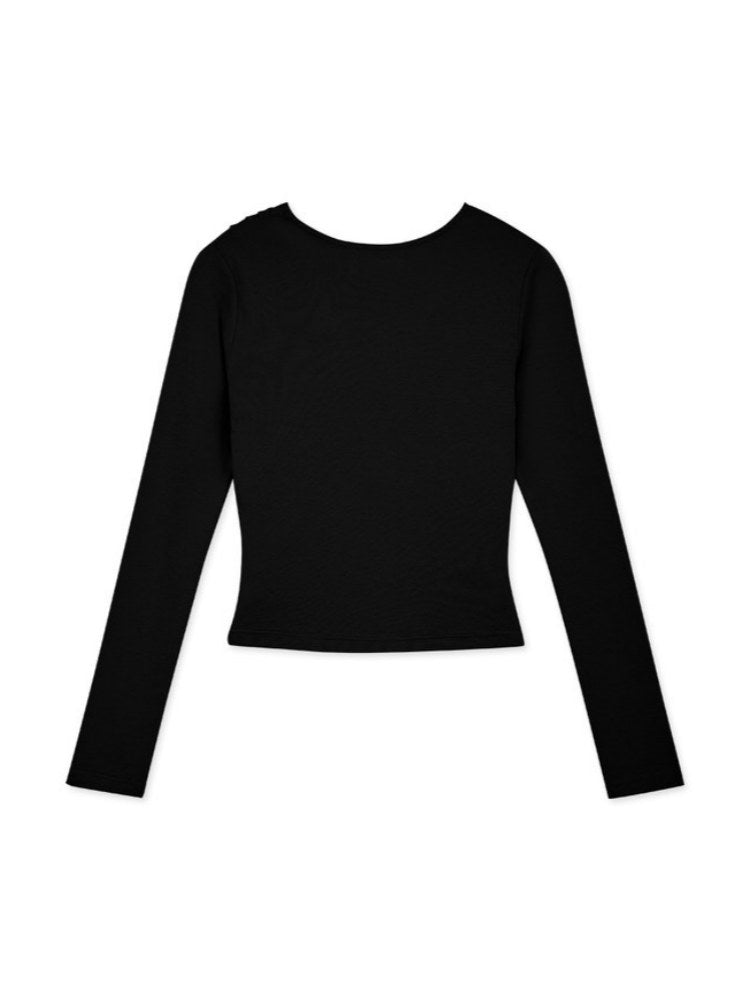Women's sequin long-sleeve top and mini skirt