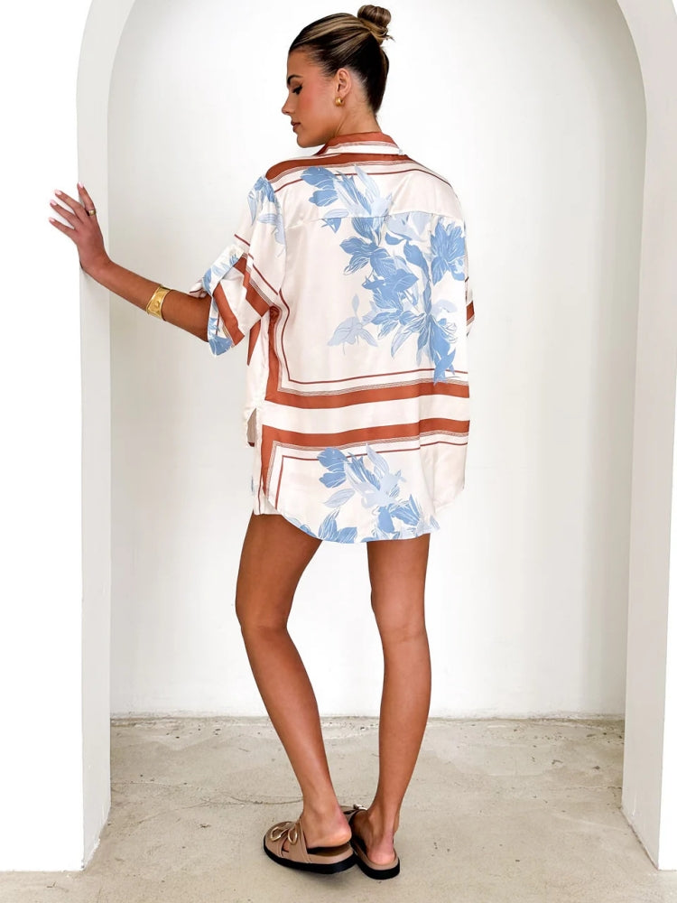 Women's Shirt & Shorts Co-ord Set — alternate angle