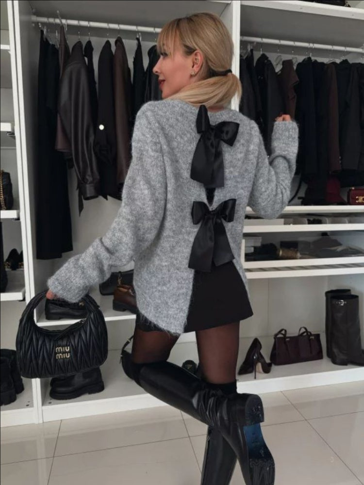 Women's Tie-Front Knit Cardigan