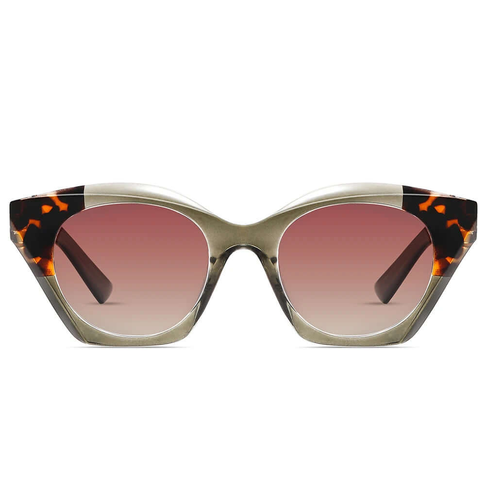 Women's tortoiseshell cat-eye sunglasses