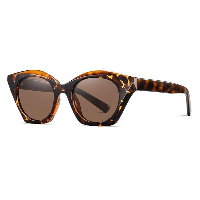 Women's tortoiseshell cat-eye sunglasses