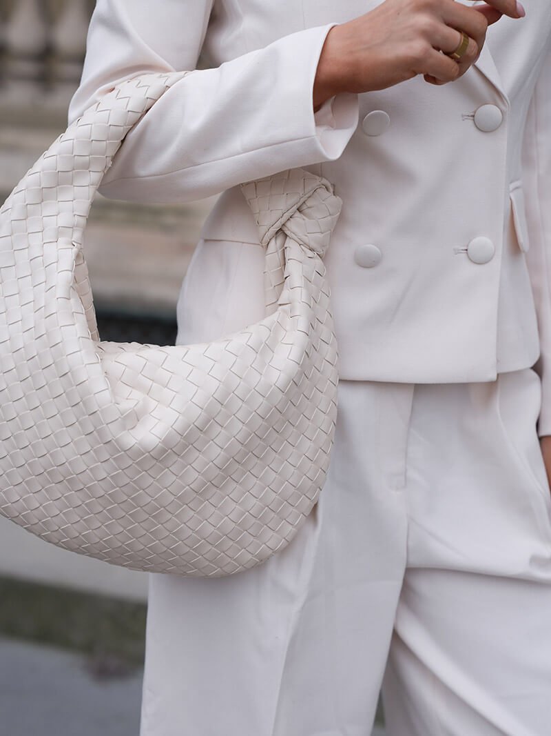 Woven Everyday Bag — women's shoulder bag, view 16 by Emyri