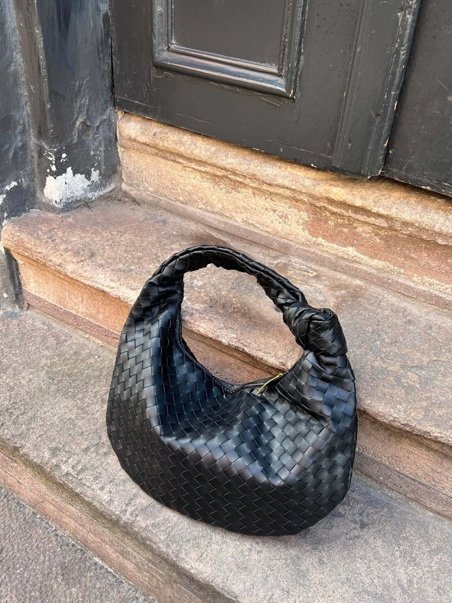 Woven Everyday Bag — women's shoulder bag, view 17 by Emyri