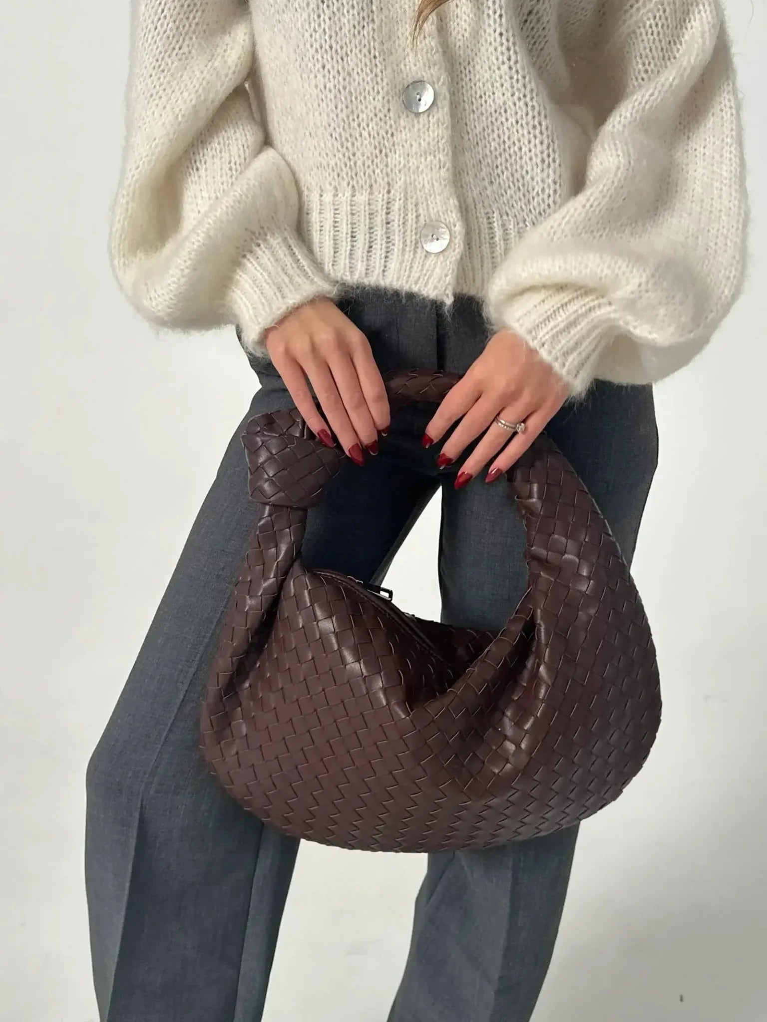 Woven Everyday Bag — women's shoulder bag, view 27 by Emyri