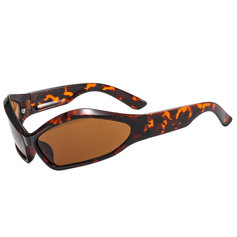 Y2K Wraparound Sport Sunglasses — women's sunglasses, view 3 by Emyri